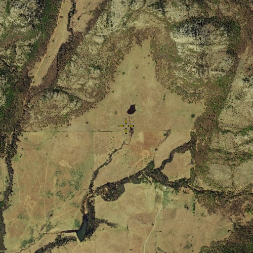 Aerial/Satellite Image of Wells Flats, OK