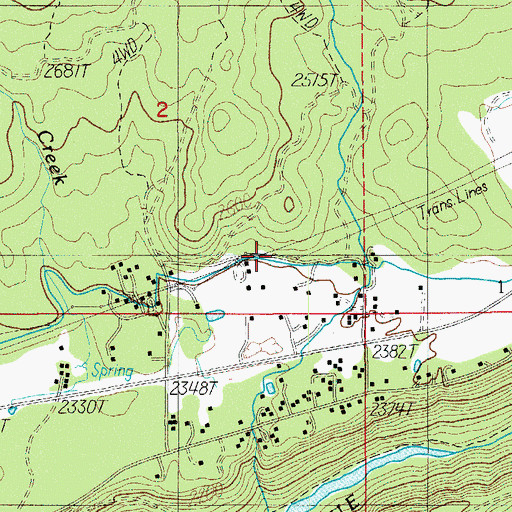 Topographic Map of Nye Ditch, OR