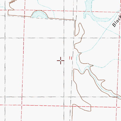 Topographic Map of Black Slough, OR