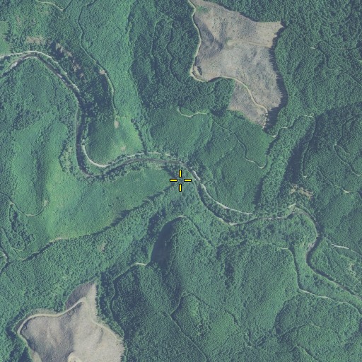 Aerial/Satellite Image of Blue Creek, OR
