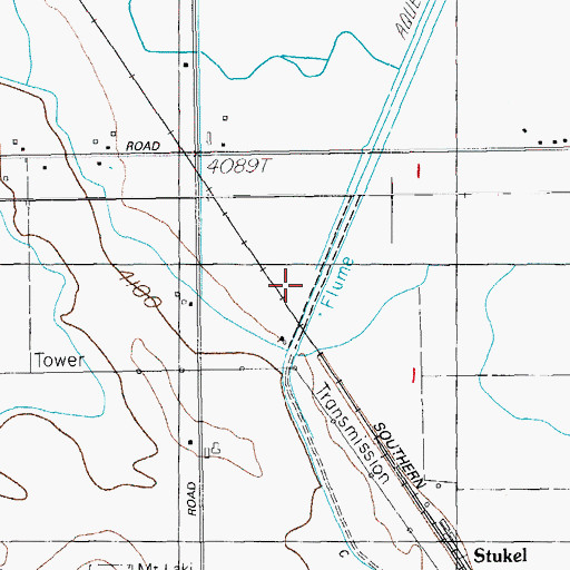 Topographic Map of C Canal, OR