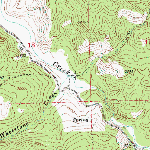 Topographic Map of Calf Gulch, OR