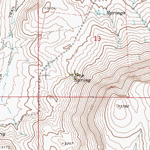 Topographic Map of Gap Spring, OR