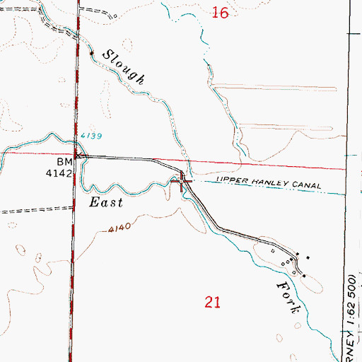 Topographic Map of Newman Slough, OR