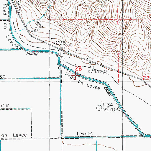 Topographic Map of North Canal, OR