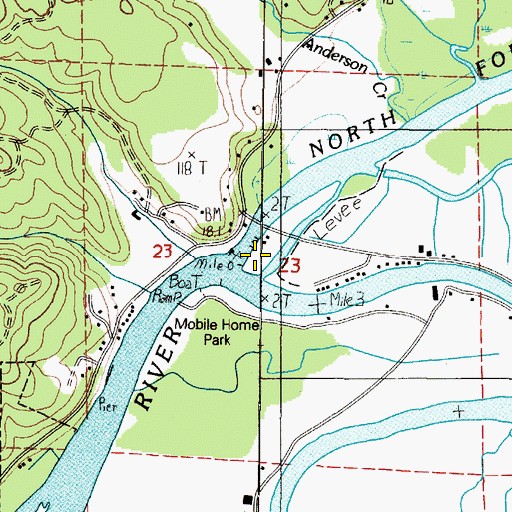 Topographic Map of North Fork Nehalem River, OR