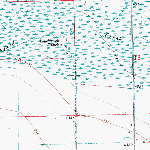 Topographic Map of Paulina Marsh, OR
