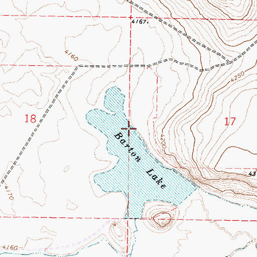 Topographic Map of Riddle Creek, OR