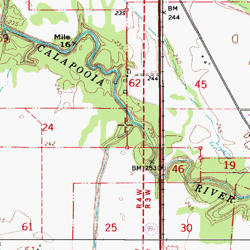 Topographic Map of Shedd Slough, OR