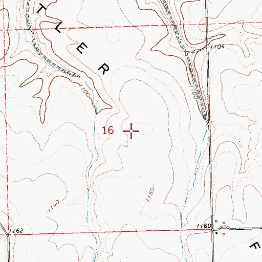 Topographic Map of Shutler Flat, OR