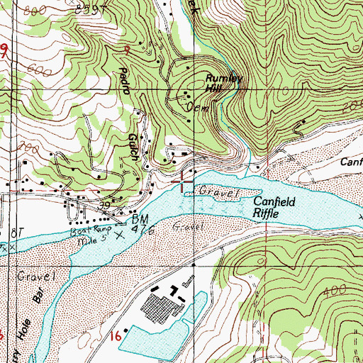 Topographic Map of Squaw Creek, OR