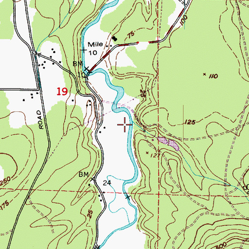 Topographic Map of Stavebolt Creek, OR