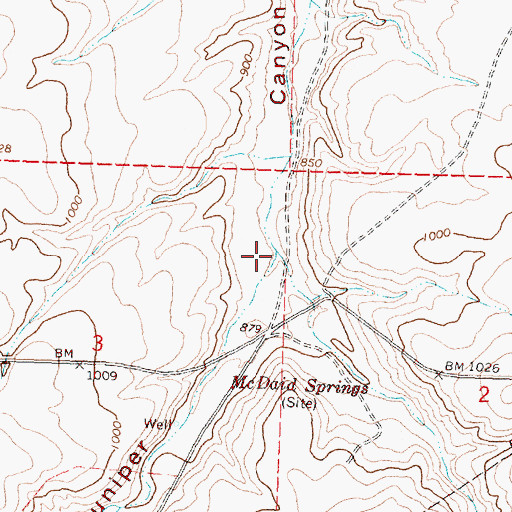 Topographic Map of Strawberry Canyon, OR