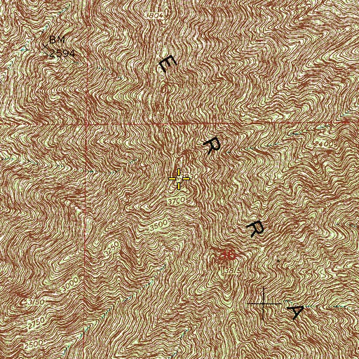 Topographic Map of Sierra Estrella, AZ