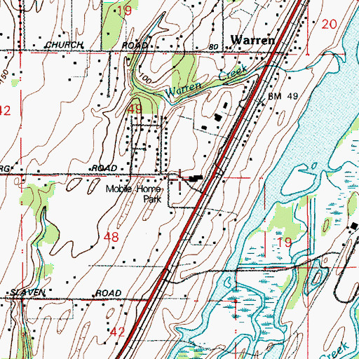 Topographic Map of South Columbia Family School, OR