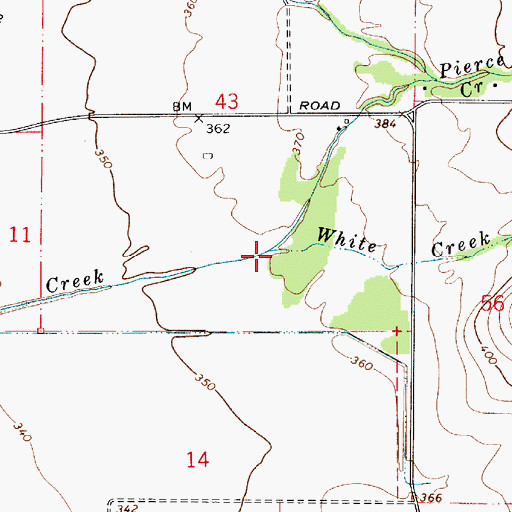 Topographic Map of White Creek, OR