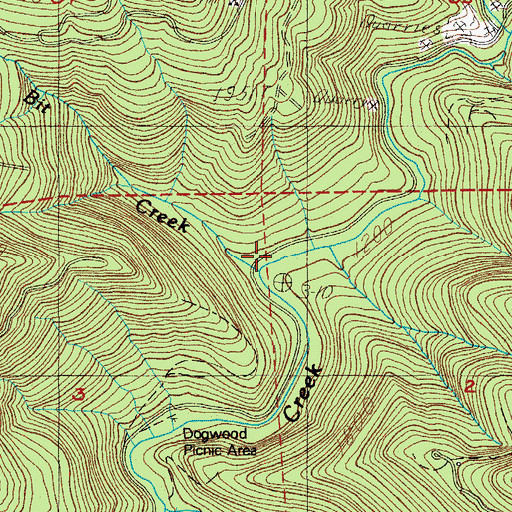 Topographic Map of Yellowstone Guard Station, OR