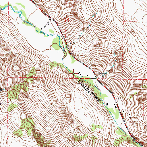 Topographic Map of Park (historical), OR