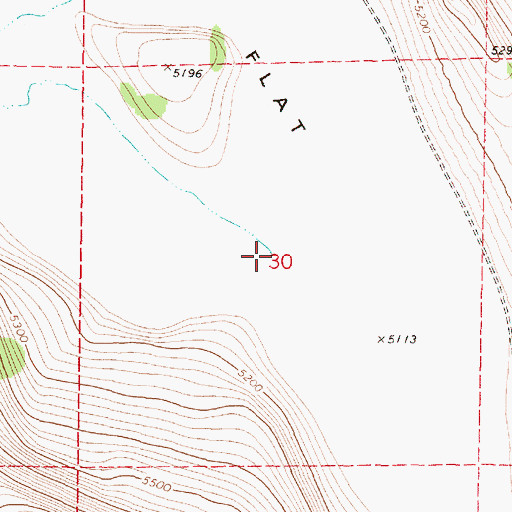 Topographic Map of Oriana Creek, OR