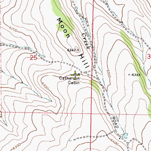 Topographic Map of Mud Spring, OR