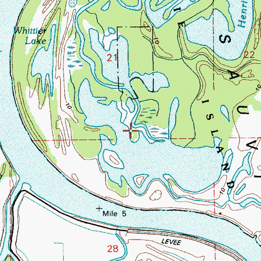 Topographic Map of Cunningham Lake, OR