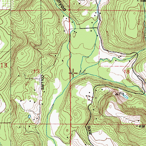 Topographic Map of Neil Creek, OR