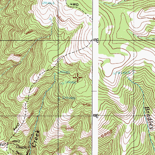 Topographic Map of Silver Spring, OR