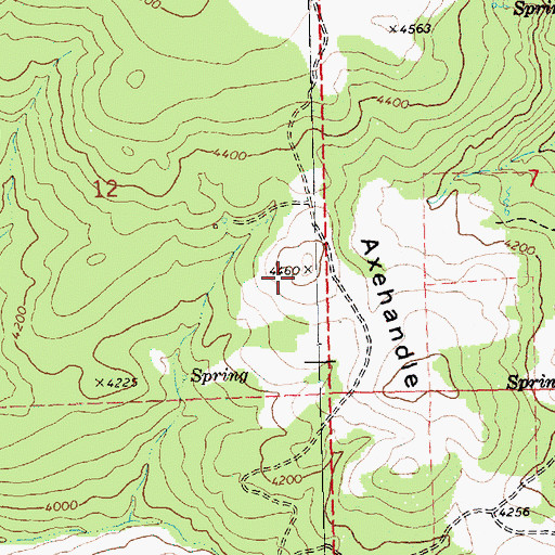 Topographic Map of Tompkins Butte, OR