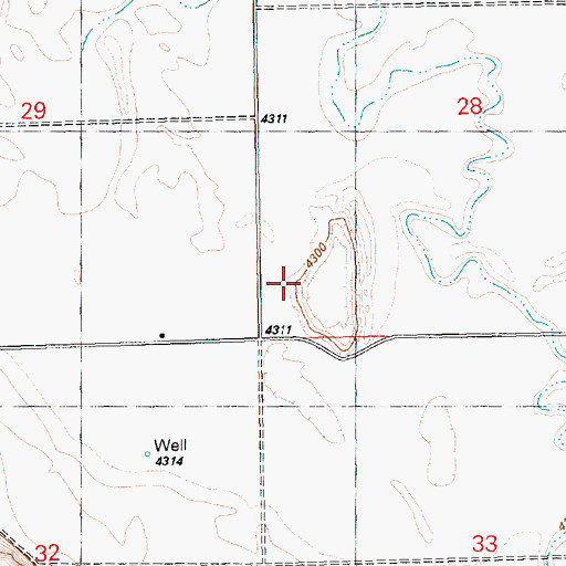 Topographic Map of Depression Sump, OR