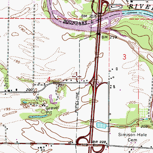 Topographic Map of Wooldridge Agstrip, OR