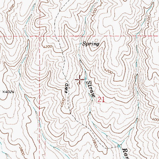Topographic Map of N Reservoir, OR
