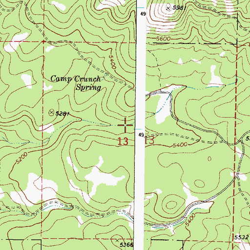 Topographic Map of Cleary Ditch, OR