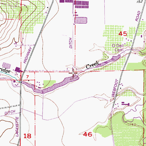 Topographic Map of Stringer Dam, OR
