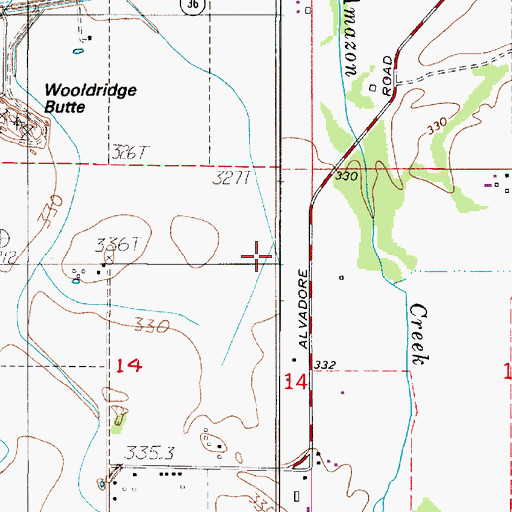 Topographic Map of Drews Airstrip (historical), OR