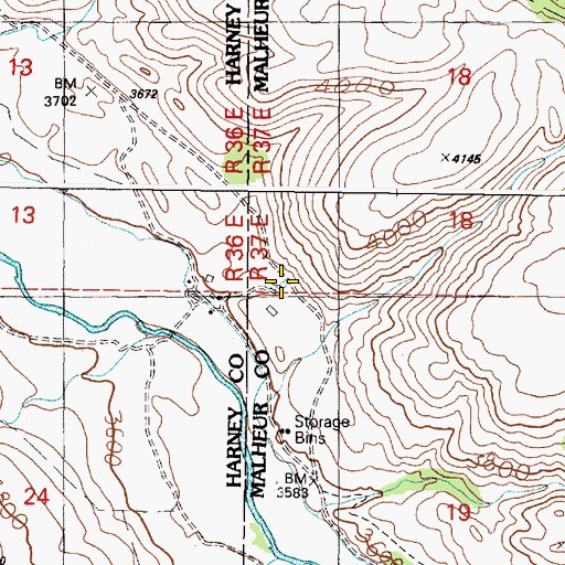 Topographic Map of Morrison Spring, OR