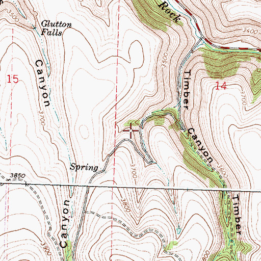 Topographic Map of Deadman Hill, OR