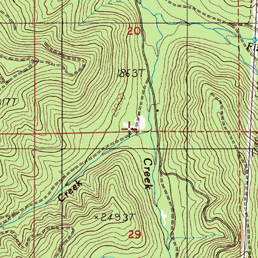 Topographic Map of Starvout, OR