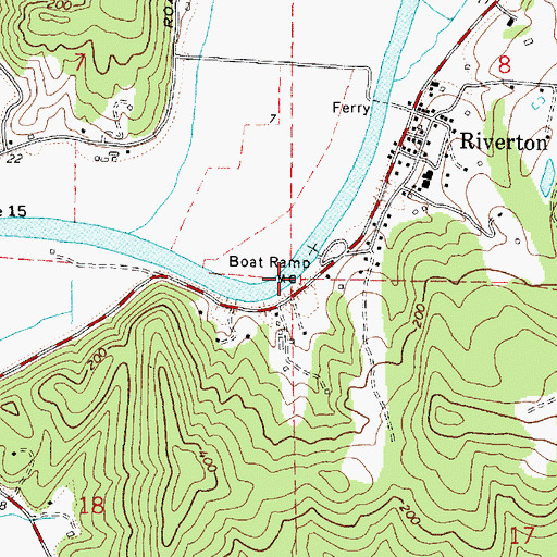Topographic Map of Woolsey Creek, OR