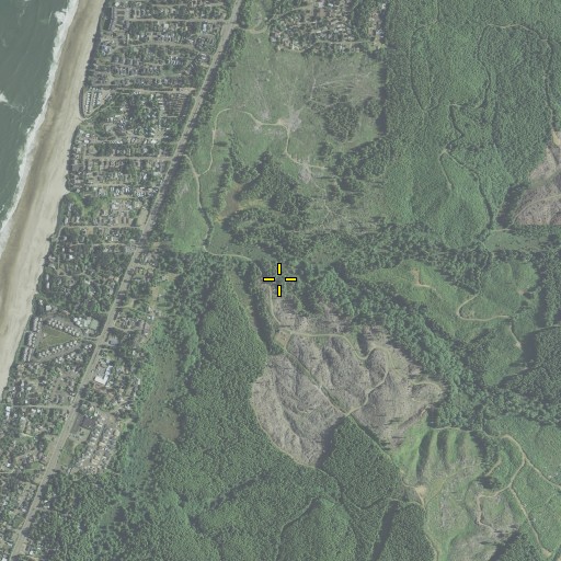 Aerial/Satellite Image of Salmon Creek, OR