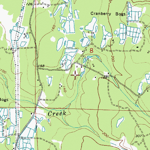 Topographic Map of Hawley Reservoir, OR