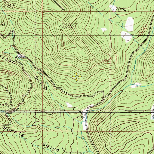 Topographic Map of Beck Spring, OR