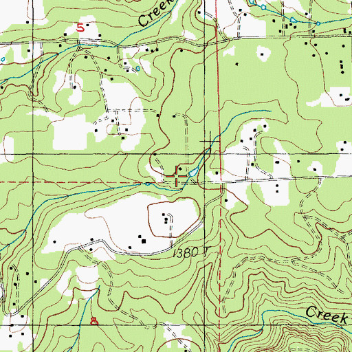 Topographic Map of Todd Reservoir, OR