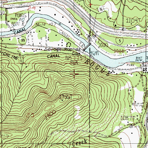Topographic Map of Turner Spring, OR