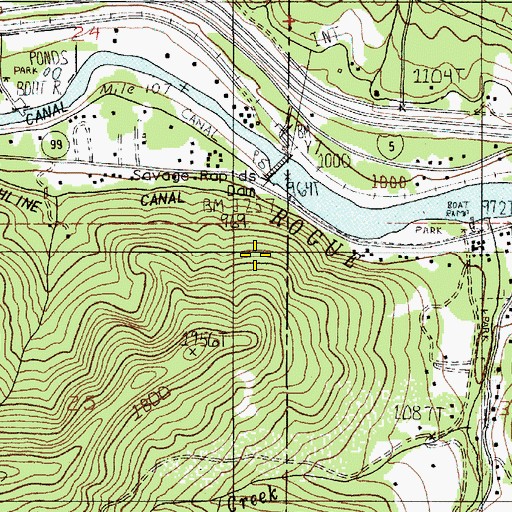 Topographic Map of Turner Spring, OR