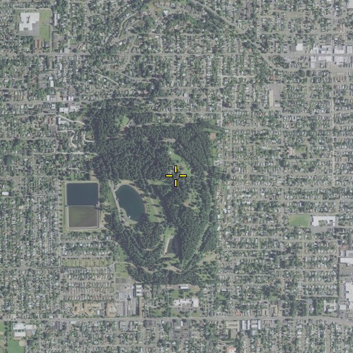 Aerial/Satellite Image of Mount Tabor, OR