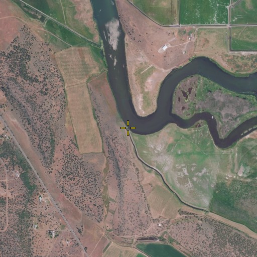 Aerial/Satellite Image of Teeters Landing, OR