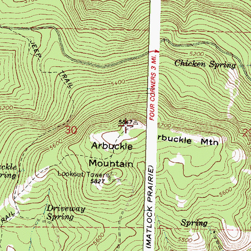 Arbuckle Mountain, OR