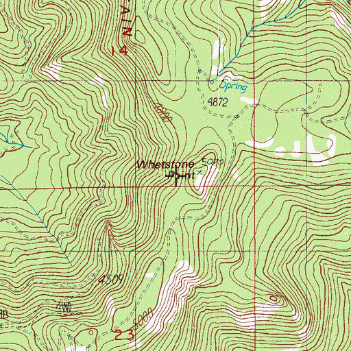 Topographic Map of Bald Mountain Lookout, OR