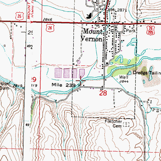 Topographic Map of Beech Creek, OR
