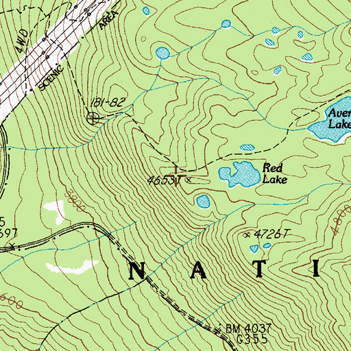 Topographic Map of Cub Creek Trail, OR